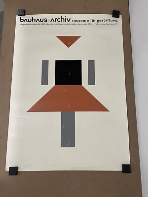 IKKO TANAKA ''Bauhaus Archiv'' A1 poster Featured 4 color