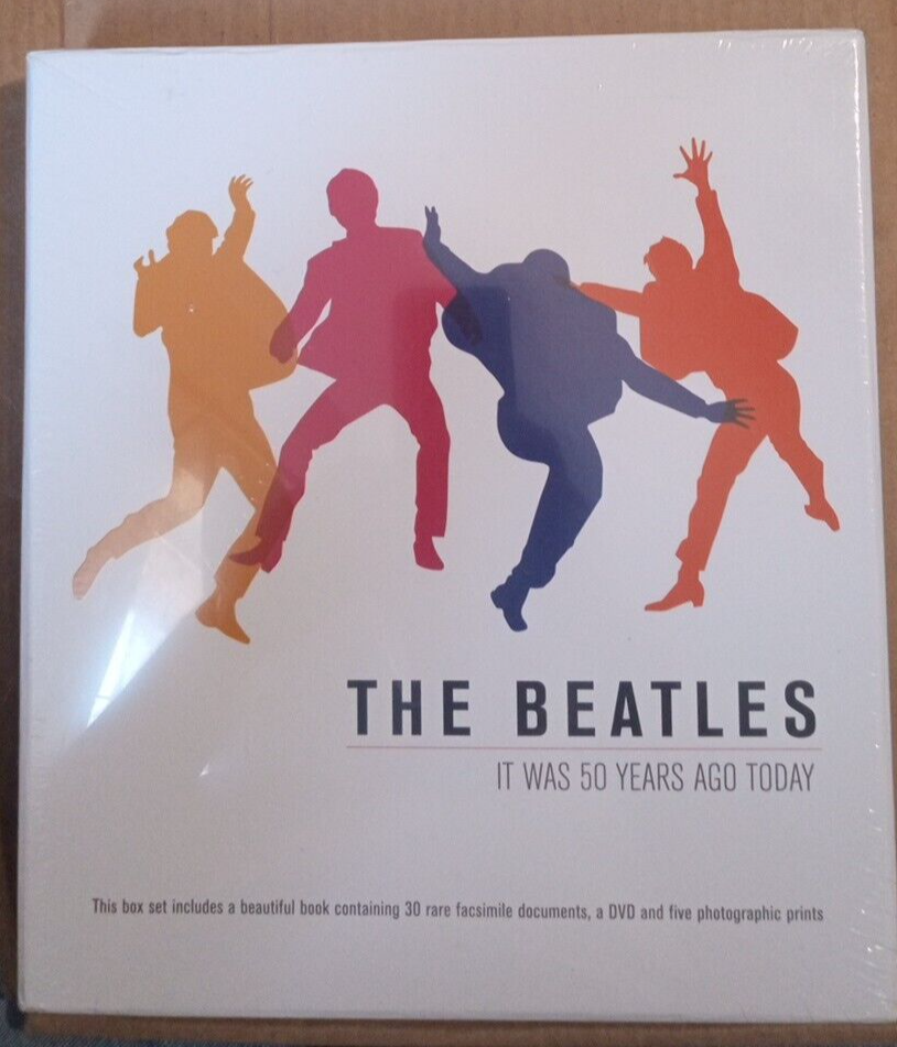 The Beatles It Was 50 Years Ago Today by Terry Burrows- Book & DVD