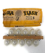 Dura Flash No. 5 Class M 10 Midget Bulbs