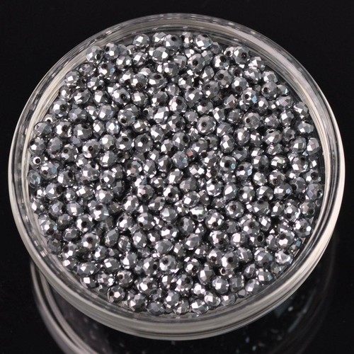 Wholesale 500pcs 4x3mm Rondelle Faceted Crystal Glass Loose Spacer Beads lot - Picture 116 of 120