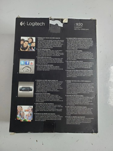Logitech C920 HD Pro Webcam 1080p- Black - NEW Open BOX - 第 5/11 張圖片