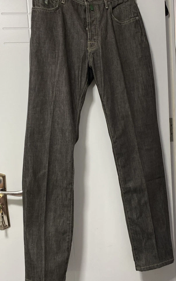 Мужские джинсы Luigi Borrelli Napoli на пуговицах размер 32 - Изображение 3 из 4