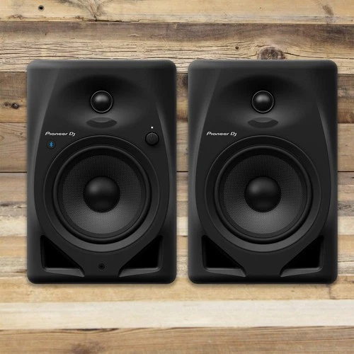 Open Box Pioneer DJ DM-50D-BT Black 5-inch Two-way Active Monitor