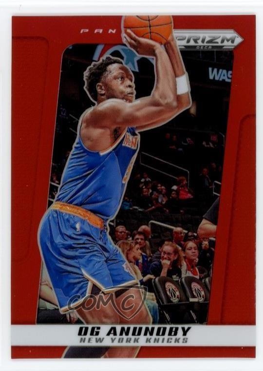 2024-25 Panini Prizm Deca Red Prizm /199 OG Anunoby #181 0cv3