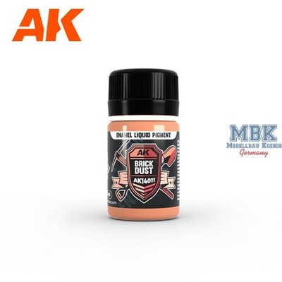 AK Interactive S.L. AK-14011 Brick Dust - Enamel - Liquid Pigment