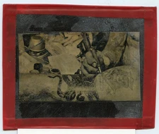 antique charles wagner nyc bowery mag machine tattooing photo tattoo +lam ~4x5