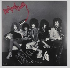 New York Dolls JSA Signed Autograph Album Record David Johansen Sylvain Sylvain