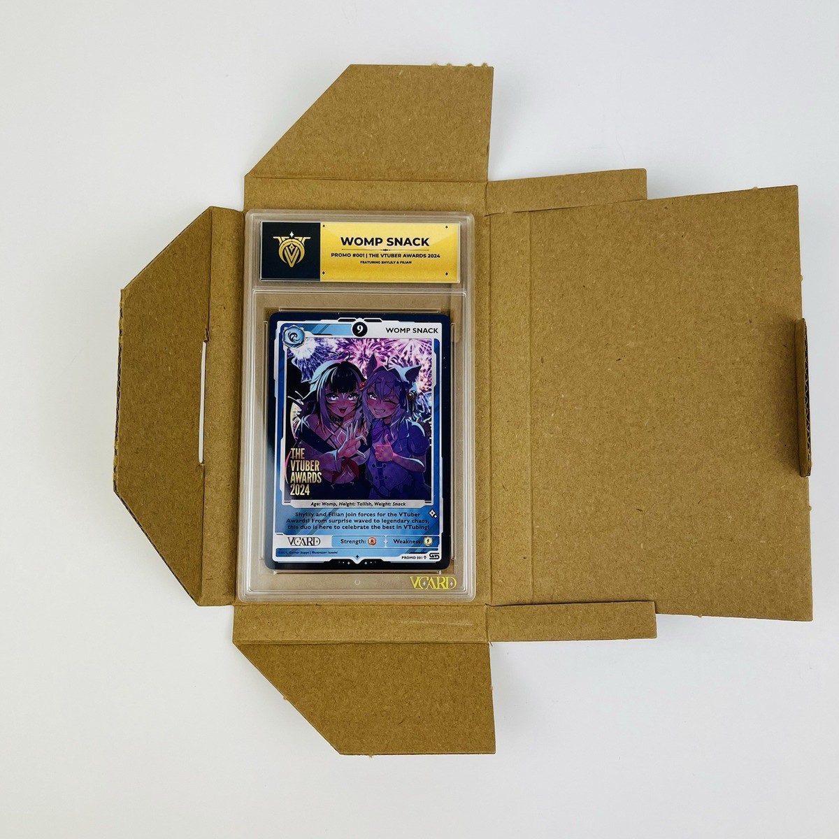 VCard TCG Vtuber Awards 2024 Promo Card - Womp Snack Slab Full Art