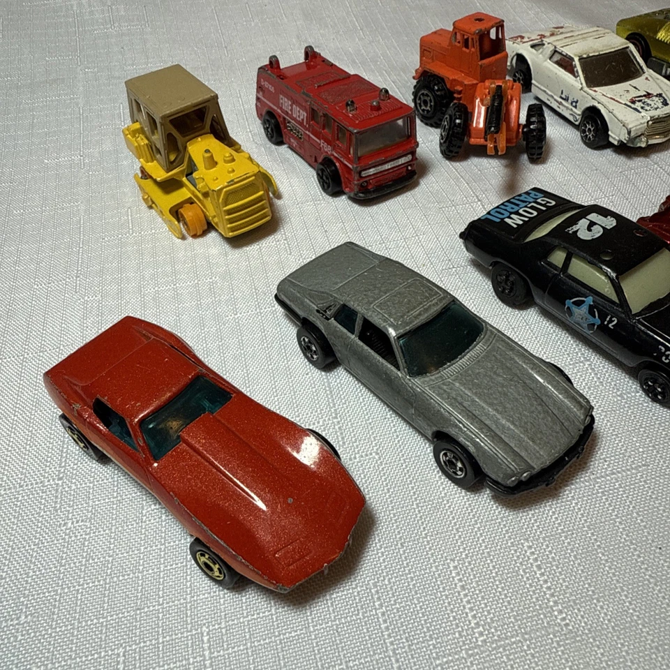 1970-1980 MATCHBOX Lot Of 13 Cars & Trucks!  Please look at photo for condition! - Image 2 of 4