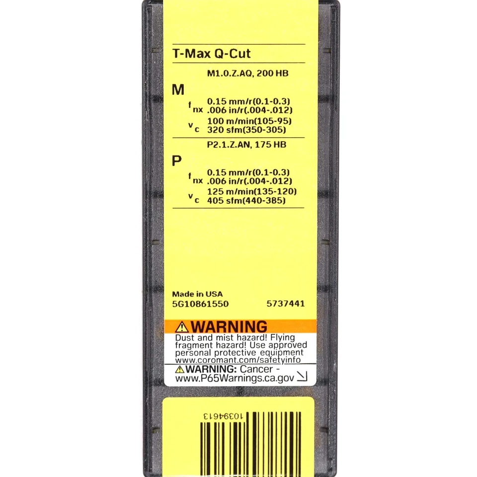 10 SANDVIK N151.2-400-4E Grade 235 CNC Lathe Carbide Parting & Grooving Inserts - image 2 of 4