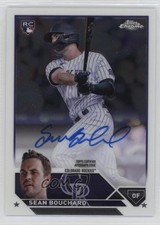 2023 Topps Chrome Rookie Auto Sean Bouchard #RA-SB Auto 11x6
