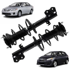 Pair Front Struts Shock Absorber OEM For 2009-2013 Toyota Corolla Matrix 1.8L L4