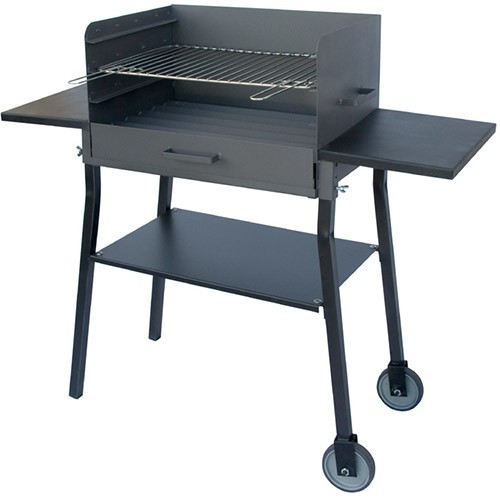 Barbacoa a 3 alturas 800 con ruedas 33710 Flores Cortés