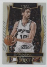 2016-17 Panini Select Concourse Silver Prizm Pau Gasol #27 HOF wq8