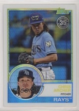 2018 Topps Silver Pack 1983 Design Chrome Update Series Chris Archer #128 4t6