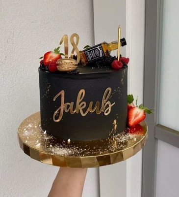Tortenstecker Gold Set NAME + ALTER Geburtstag Torten Torte Cake Deko NEU