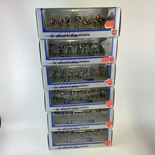 Esci A-Toys Silver Series 6 set soldatini in scatola paracadutisti USA fanteria tedesca