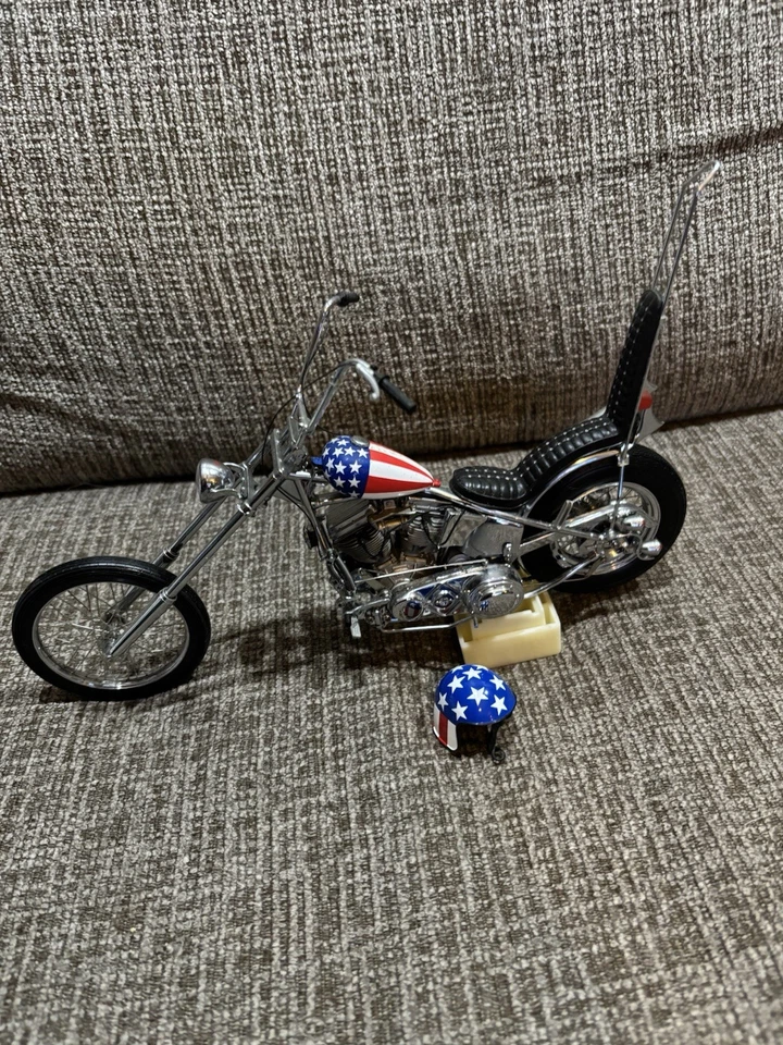 Casco moto chopper Franklin Easy Rider Capt America Harley-Davidson come nuovo - Immagine 2 di 4