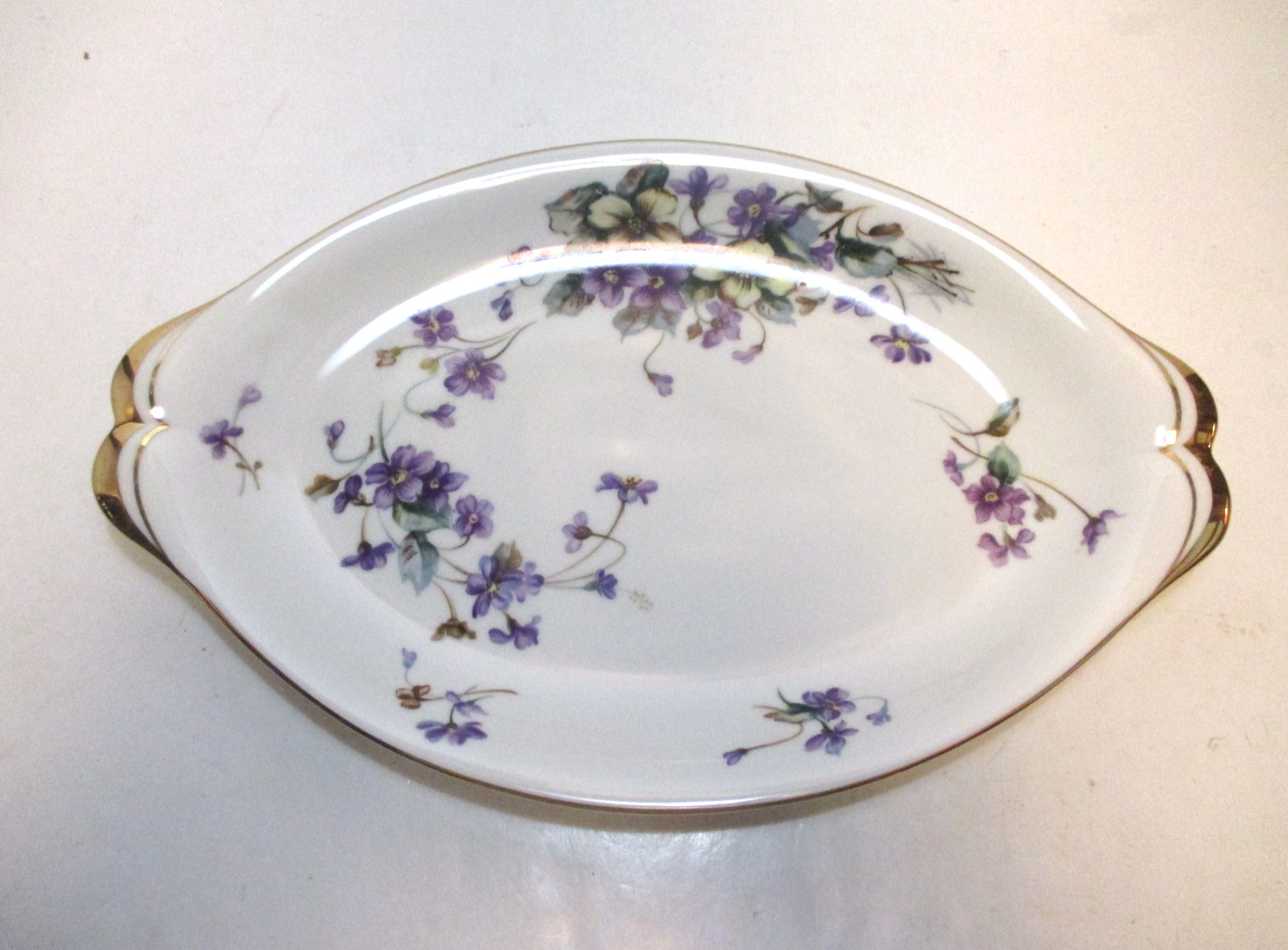 Vtg Meito Norleans Adele Violet Pattern China Setting for 8 Missing 3 Teacups
