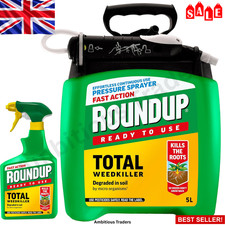 Image of Roundup Fast Action Weedkiller RTU Pump N Go Spray Garden Weed Killer 1-5L
