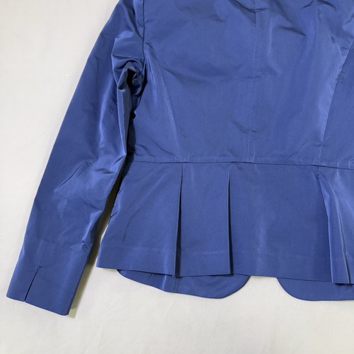 Lafayette 148 Jacket Blazer Womens Size 8 Royal Blue Polyester Office Career Zip - Picture 15 of 16