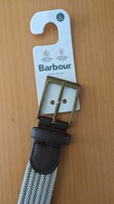 Image of Barbour Nevis Belt Large - Mist - BNWT