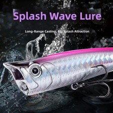 Esca Popper Pesca Galleggiante 3 Confezioni 8,5g 15g Esca Topwater per Luccio pe