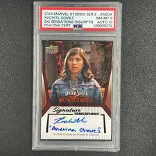 2024 Marvel Studios S2 Xochitl Gomez as America Chavez Auto PSA 8/10#LL
