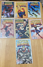 Captain Marvel #1-3, 5-8 Comic Lot 2012 7th Series Variant Bagged Boarded VF