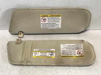 2001-2005 Ford Explorer Sport Trac Light Beige Sun Visor Driver Passenger Side