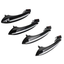 4pcs Schwarz Au�en T�rgriff 51217231931/32/33/34 F�r BMW F10 F01 F02 F06 F11,