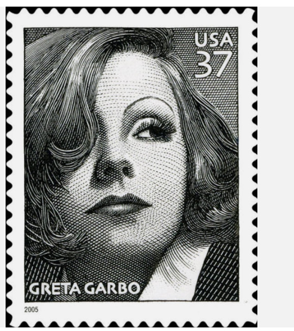 us stamp Greta Garbo, Free ship in USA, mnh