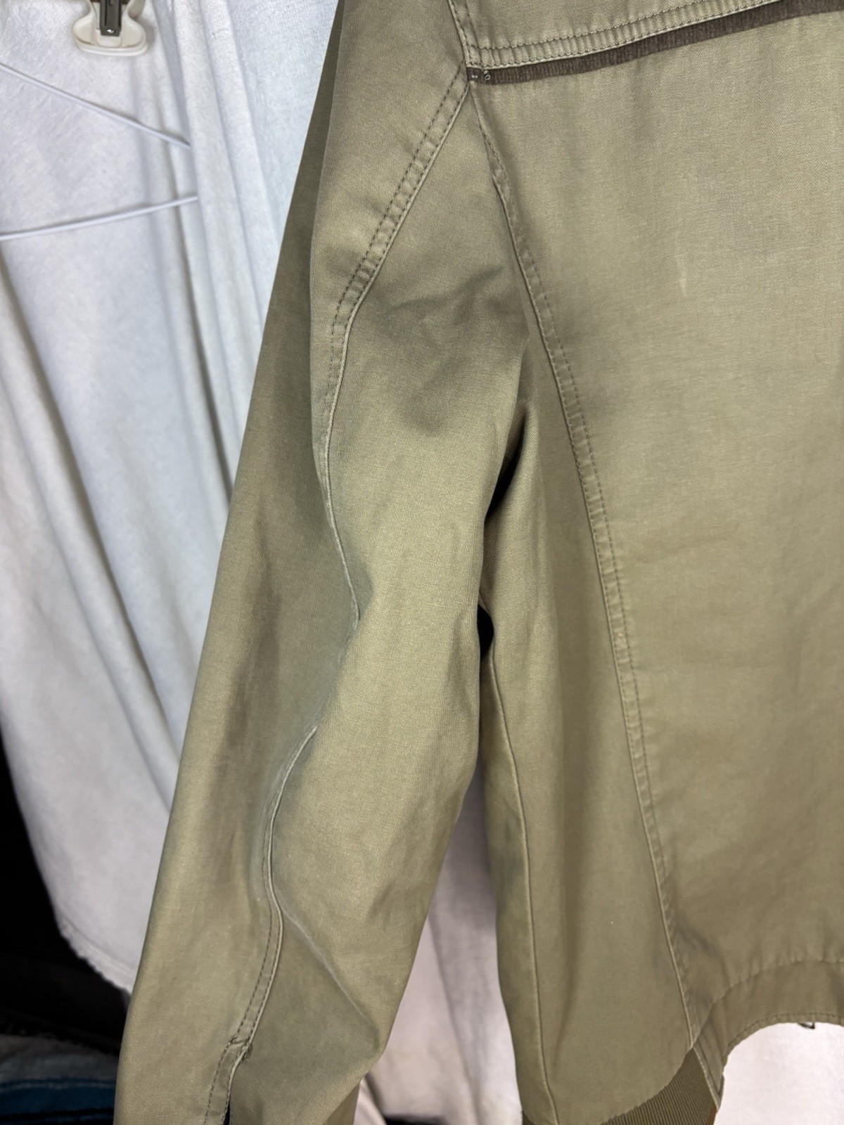 Playboy Collection Zip Up Jacket Large Green Bomb… - image 16