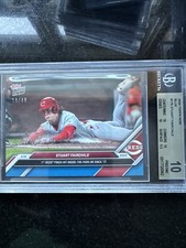 2024 Topps Now 176 Stuart Fairchild Cincinnati Reds Inside Park HR /49 BGS 10