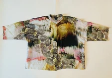 Citron Santa Monica Silk Blouse - Size XL - Multicolor