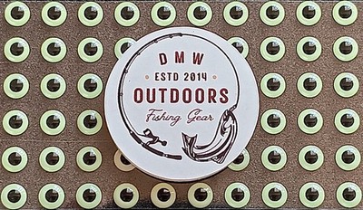 3D Fish Eyes, GLOW IN THE DARK 4mm (5/32''), 168/pk, Fly Tying, Lures, Jigs
