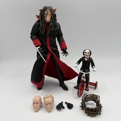 NECA SAW Ultimate Jigsaw Killer Black Robe 7  Figure Billy Tricycle Horror