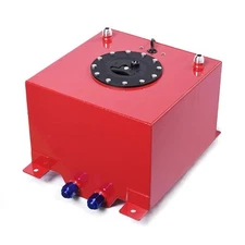 5 Gallon Aluminum Fuel Cell Tank with Fuel Level Sender Red
