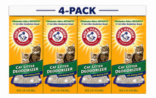 4 Pack Arm Hammer Cat Litter Deodorizer Odor Eliminator 30 oz