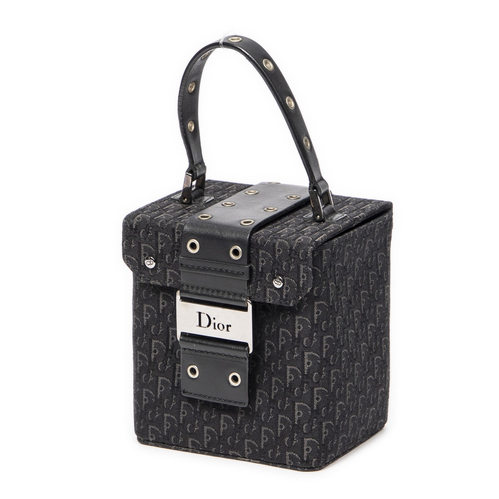 Dior Black Street Chic Vanity Case Handbag Dioris… - image 2