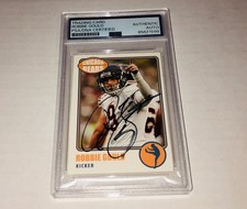 Robbie Gould 2006 Chicago Bears Tribune #9 Signed Rookie Card Auto PSA RARE
