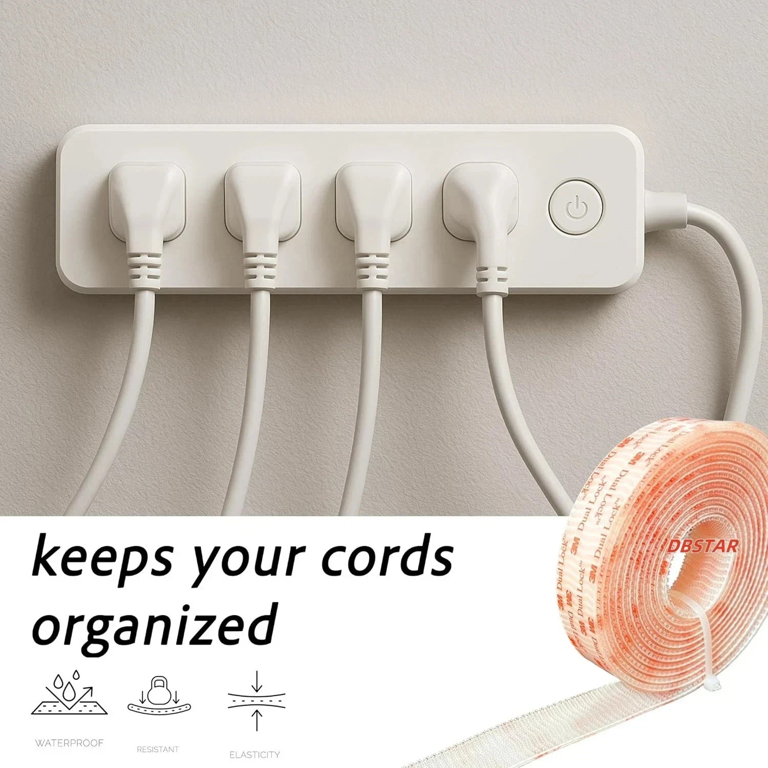 3M Dual Lock Reclosable Fastener SJ3560 250 Clear, 1 in x 6Ft