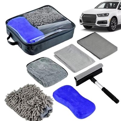 6-teiliges Fahrzeug Detailing Tool Set einschließlich Bürsten und Reinigungssc