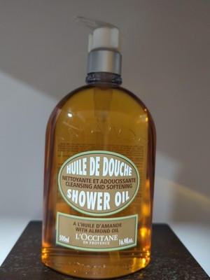 L Occitane Shower Oil With Almond Oil, 16.9 Ounces/500 ml, New
