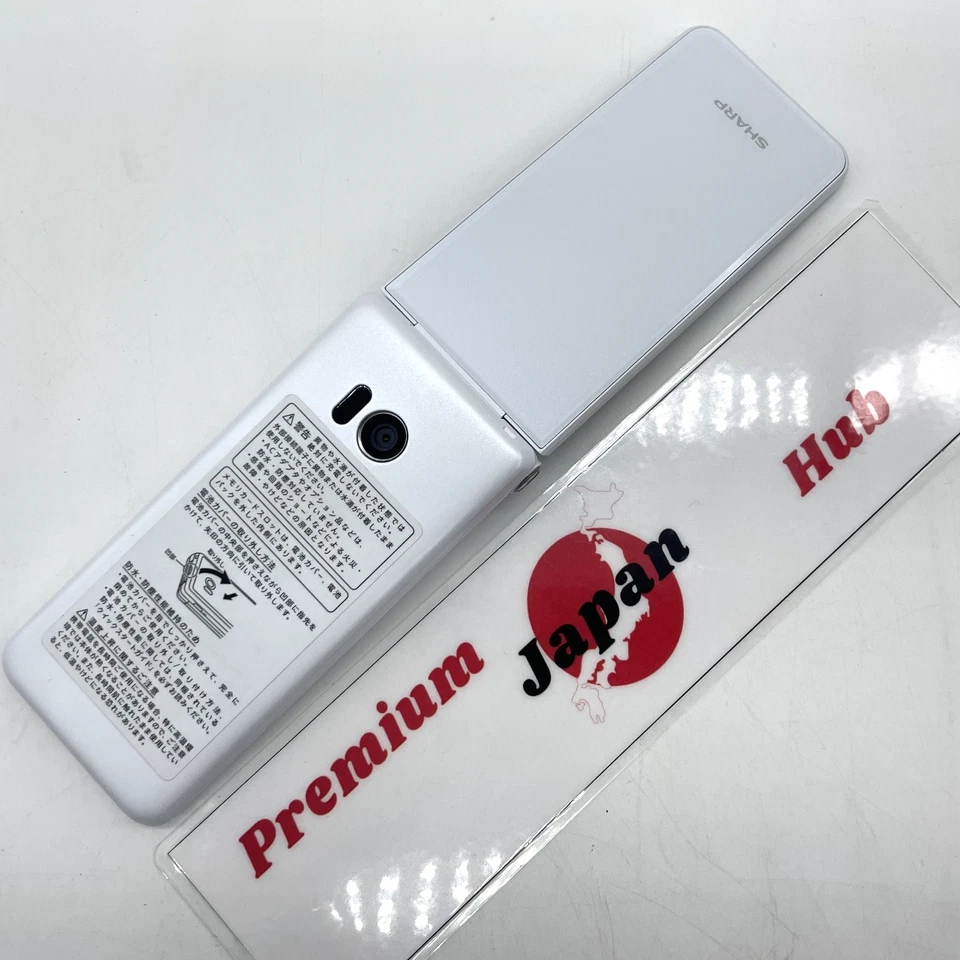 SHARP AQUOS KEITAI SH-N01 White Flip Phone SIM Free Unlocked Japan Android Rare - Image 4 of 4