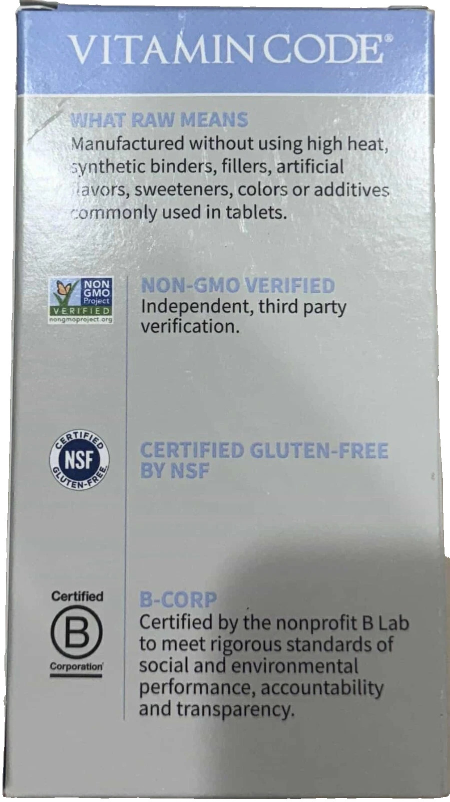 NEW Garden of Life Vitamin Code 50 & Wiser Men Multivitamin 240ct EXP06/2026+