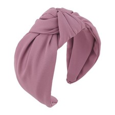 Knotted Headbands for Women Non Slip Wide Head Band Dark Pink Headband Fashio...
