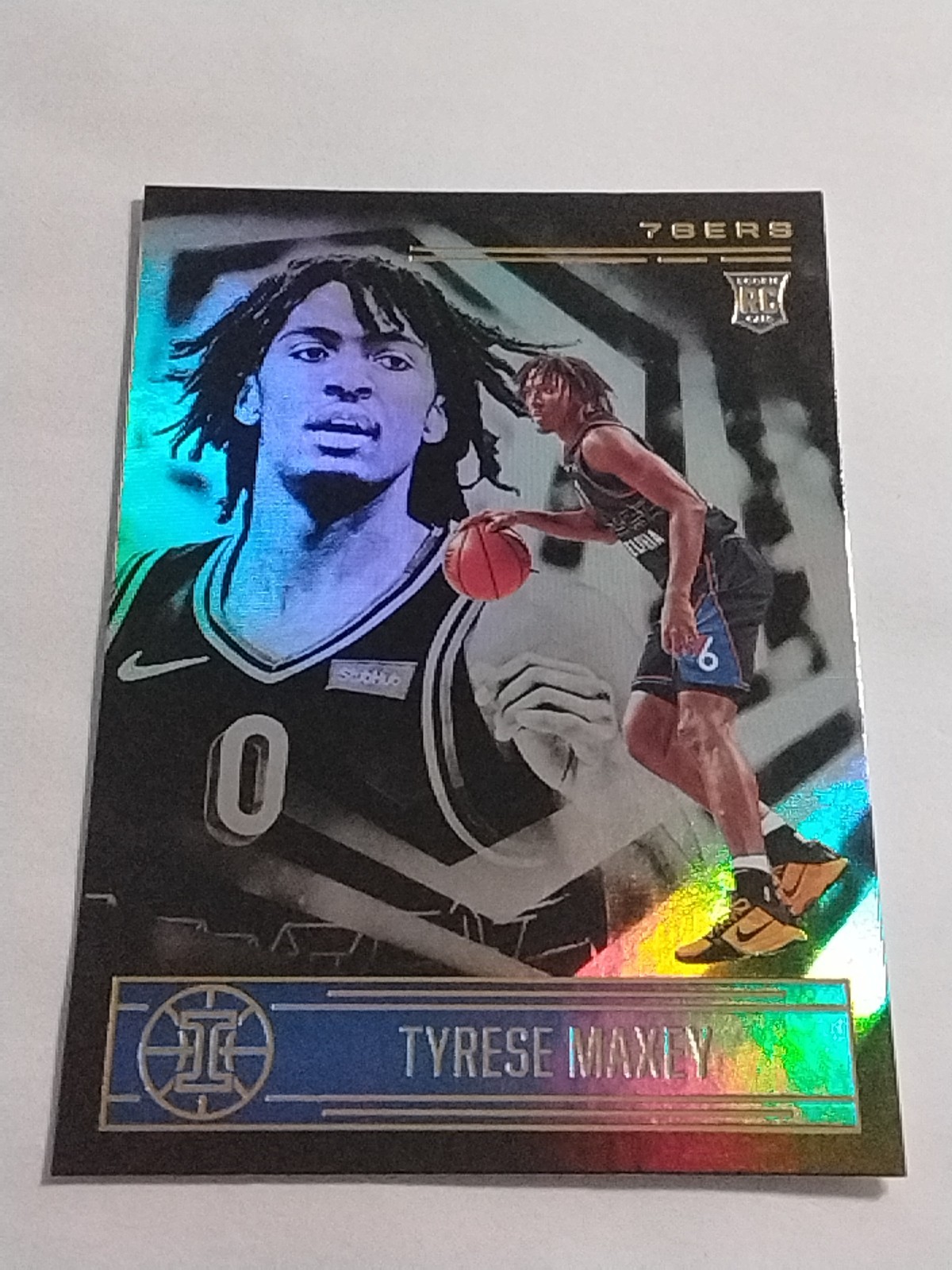 2020-21 Panini Illusions #162 Tyrese Maxey Rookie Philadelphia 76ers. O88