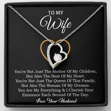 To My Wife Necklace, Gift For Wife, Anniversary Gift For Wife, Necklace For Wife