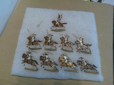 Napoleonic French Cuirassiers cavalry, Lead flats well painted